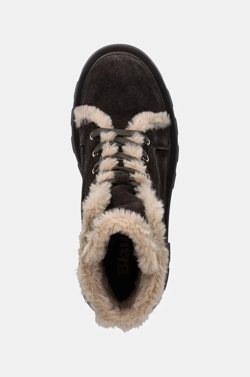 stivaletti alla caviglia in camoscio KIMMEL donna colore marrone F4KIMMEL06.SUE miniatura 4