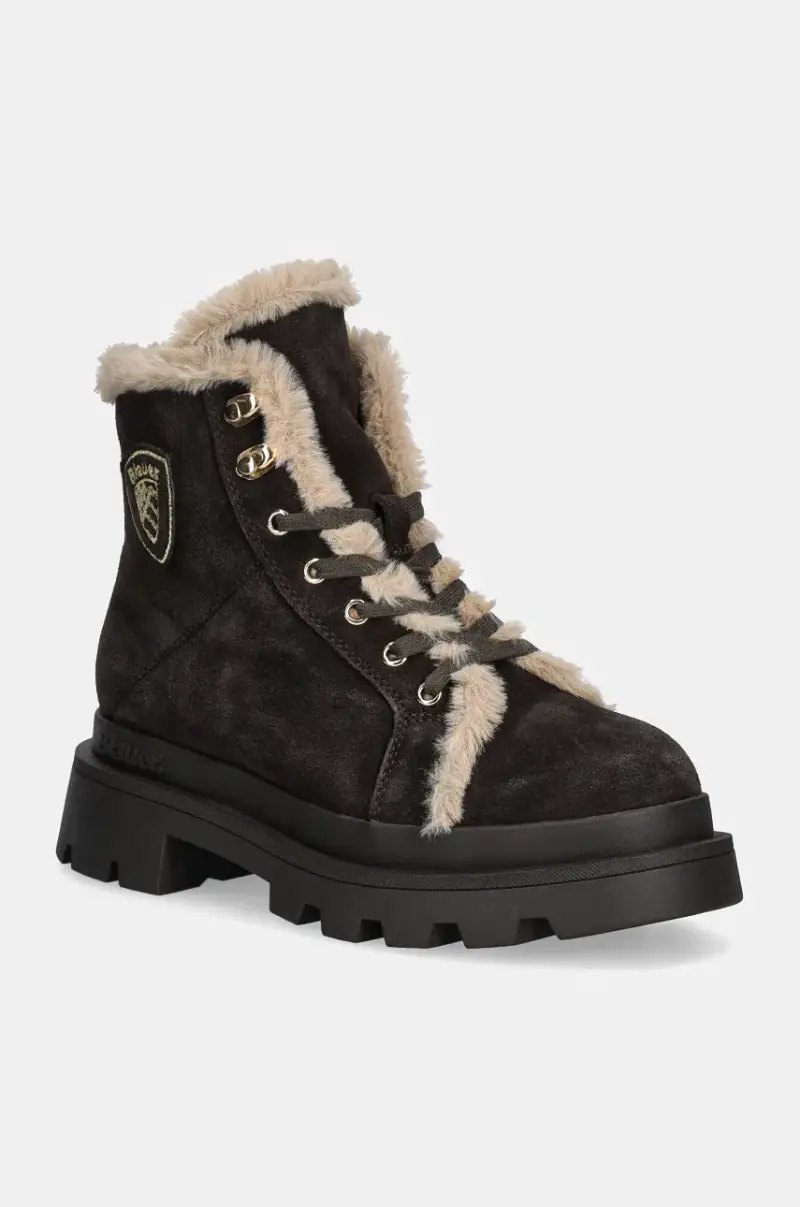 stivaletti alla caviglia in camoscio KIMMEL donna colore marrone F4KIMMEL06.SUE