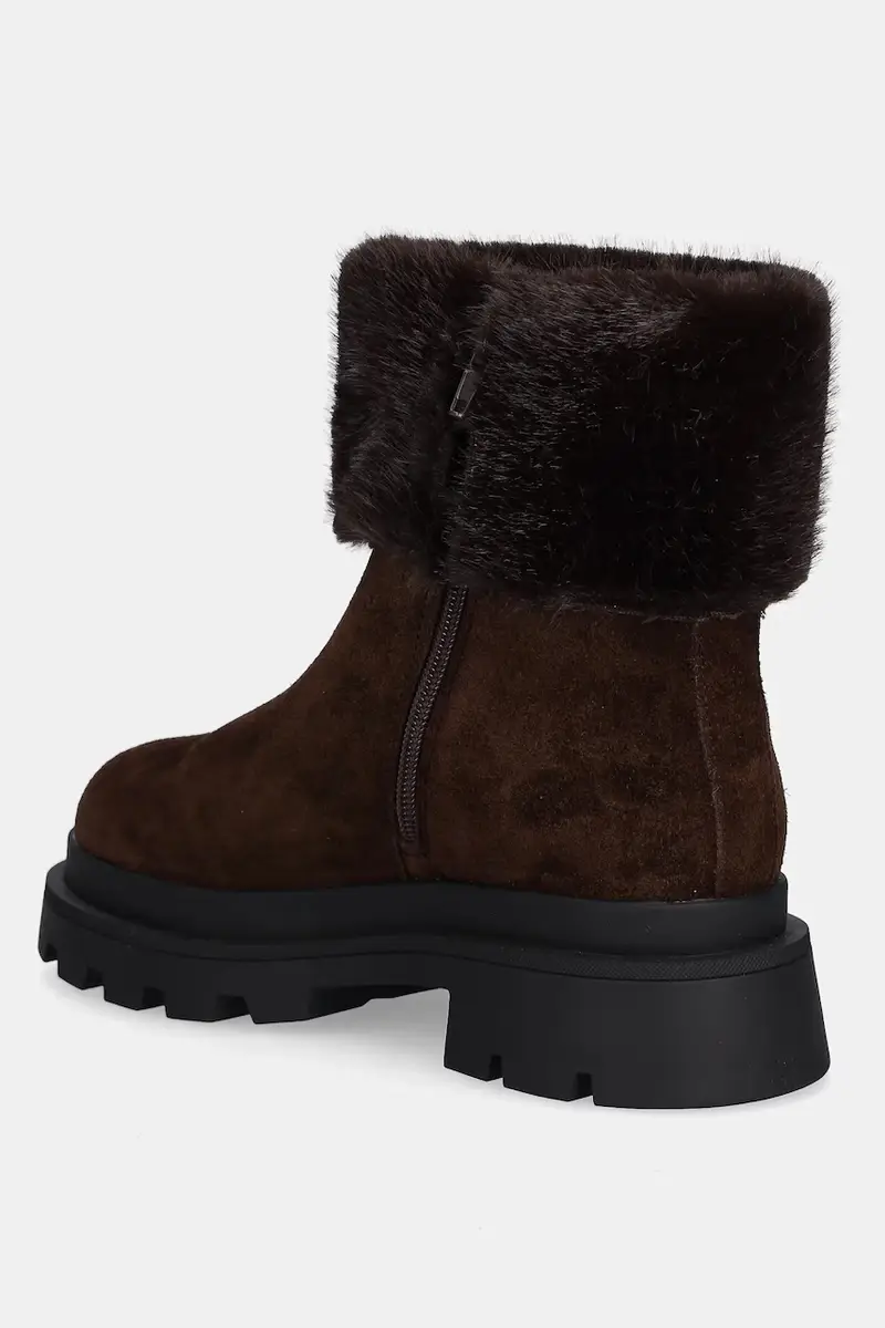 stivaletti alla caviglia in camoscio KIMMEL donna colore marrone F5KIMMEL10/SUE miniatura 3