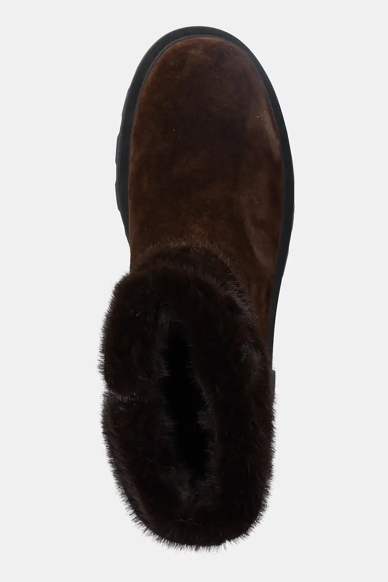 stivaletti alla caviglia in camoscio KIMMEL donna colore marrone F5KIMMEL10/SUE miniatura 4