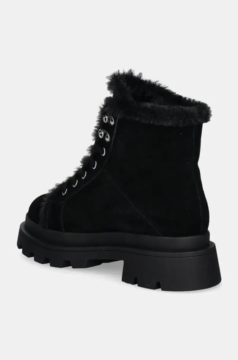 stivaletti alla caviglia in camoscio KIMMEL donna colore nero F4KIMMEL06.SUE miniatura 3