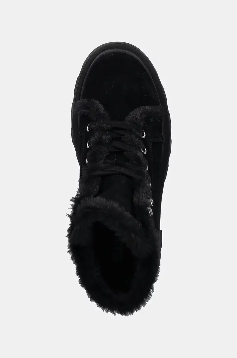 stivaletti alla caviglia in camoscio KIMMEL donna colore nero F4KIMMEL06.SUE miniatura 4