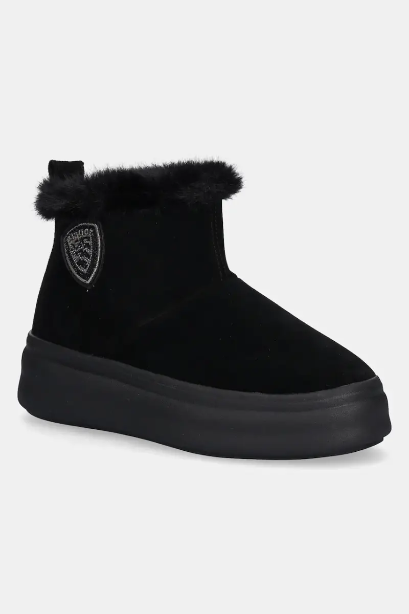 stivali da neve in camoscio EMERY colore nero F5EMERY02/SWA