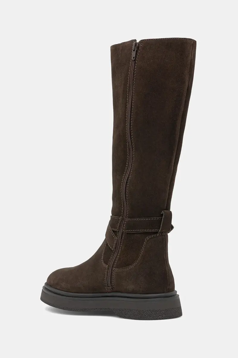 stivali in pelle scamosciata HANNA donna colore marrone F5HANNA05/SUE miniatura 3