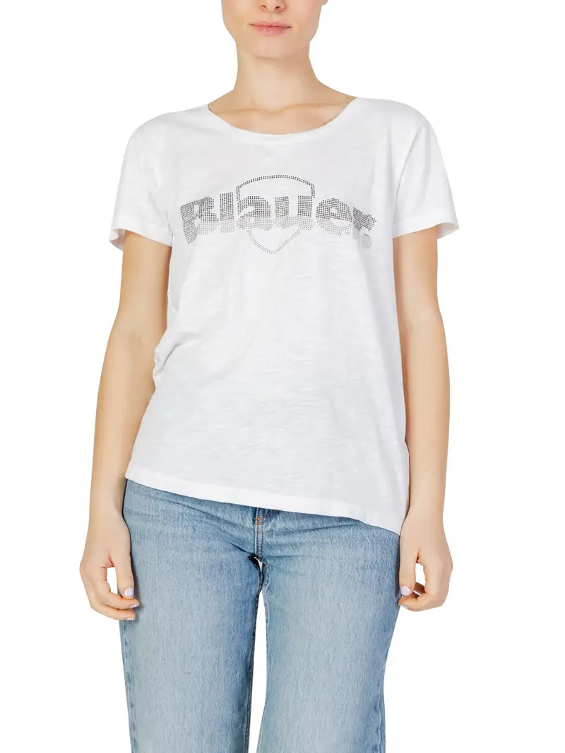 Blauer T-shirt Donna Bianco 2490511