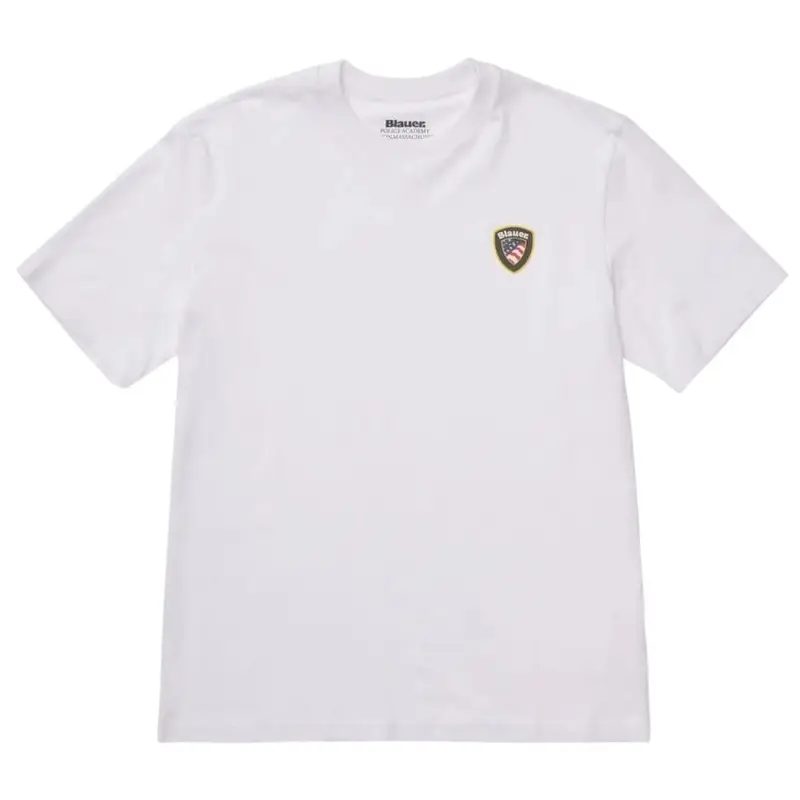 Blauer T-shirt Uomo 4367307 miniatura 3