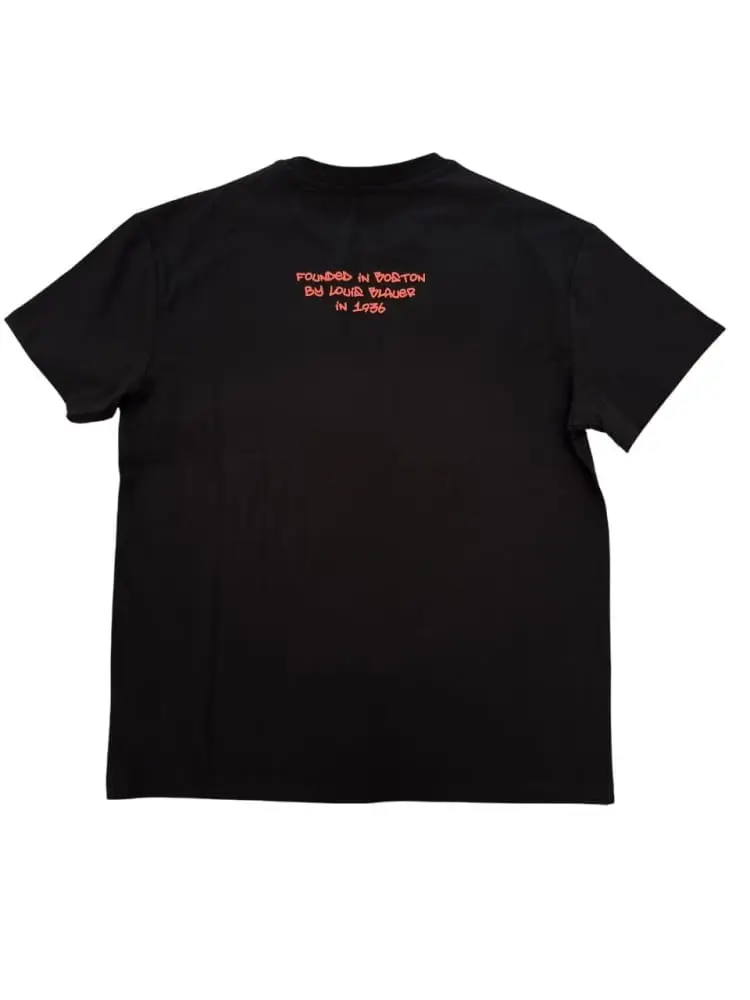 tshirt nera bambino maxi logo miniatura 2