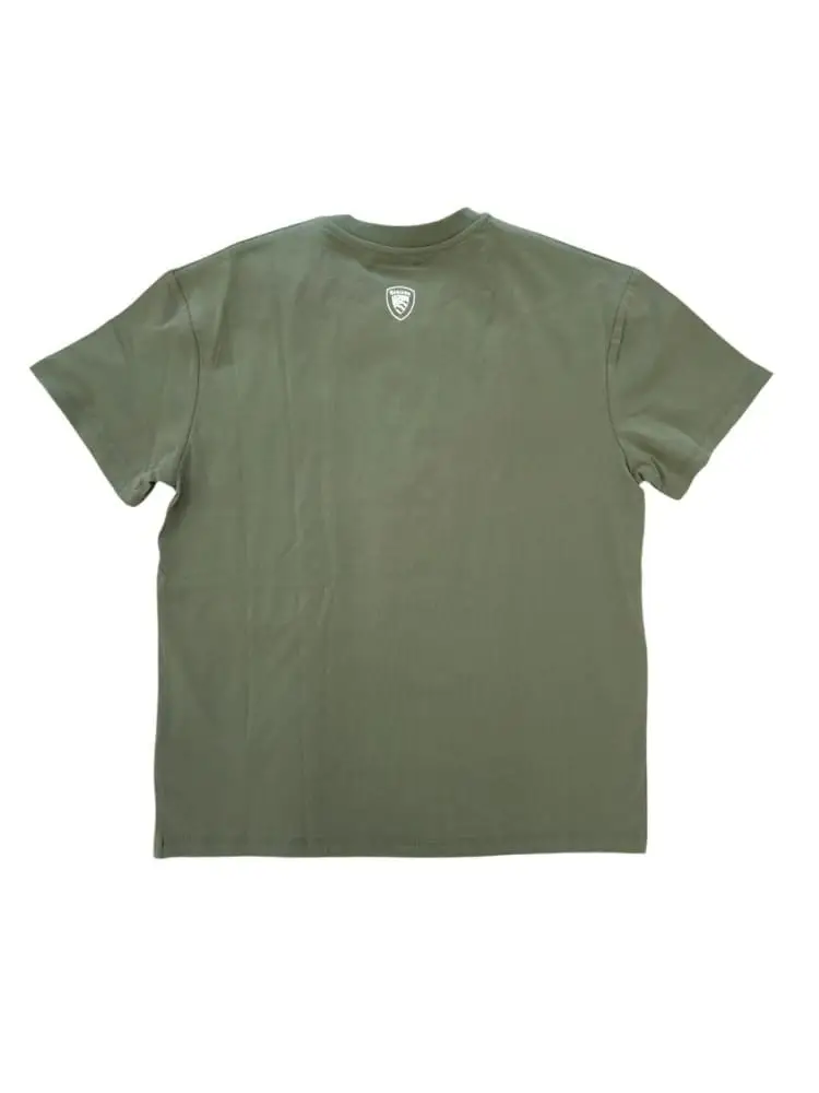 tshirt verde bambino maxi logo miniatura 2