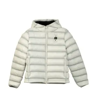 unisex per bambino 25WBLGC02403 Cappotto Ellis bianco (16años= 176cm), Casual, Nylon, moda per bambini