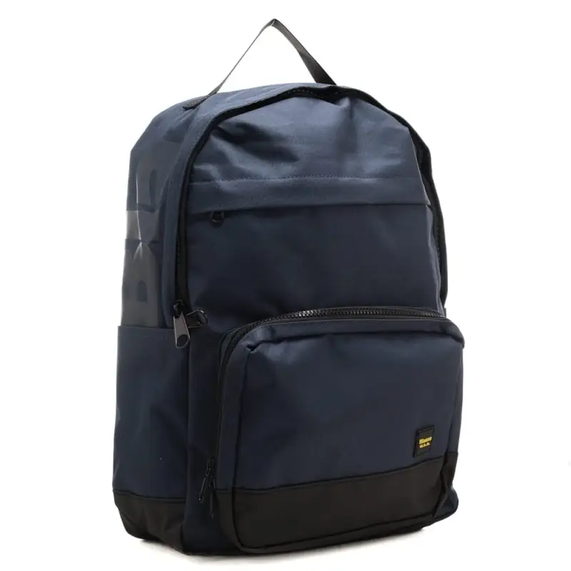 zaino da uomo con maxi logo stampato sui laterali ton sur ton blu navy miniatura 3