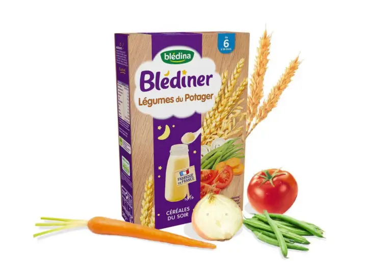 Blédina Blédiner Cereali della Sera sapore Verdure dell'Orto da 6 mesi 240g