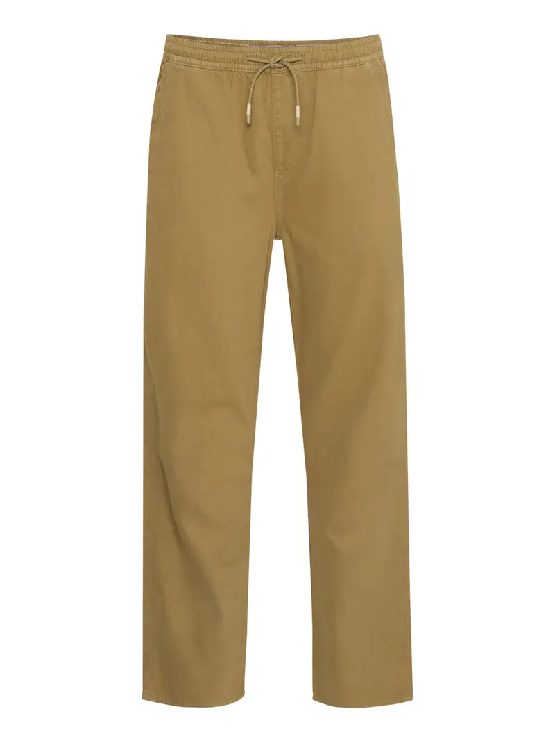 pantalone straight blend da uomo - beige