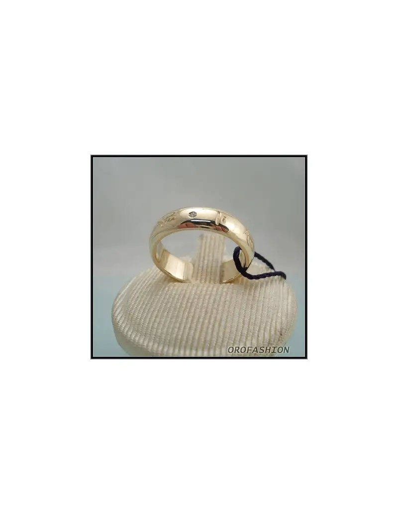 Anello BLISS in oro 9kr TI AMO OGNI GIORNO DI + diamante 2037200 mis.15 1/2