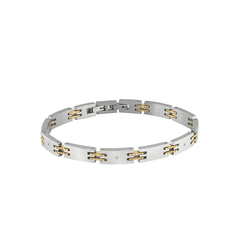 Bracciale Uomo In Acciaio Con Diamante - Bliss