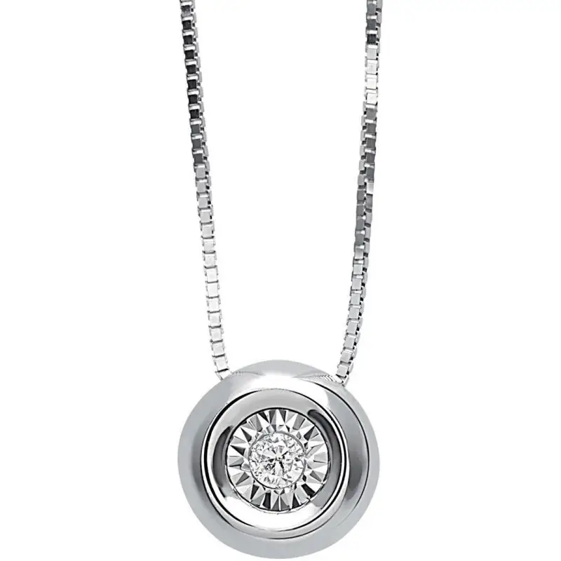 Collana Donna Gioielli Bliss Rugiada - Oro Bianco