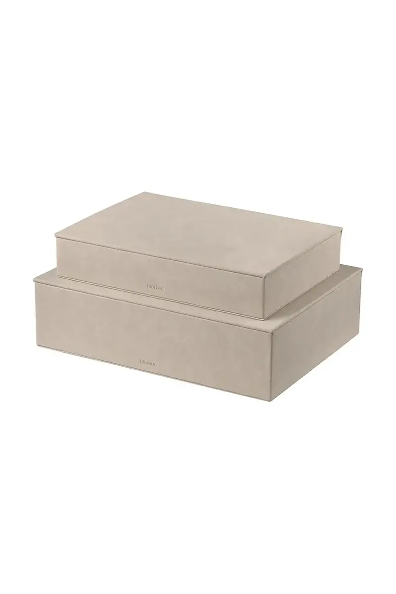 set contenitori Sahla 5 × 25 × 7 / 40 × 30 × 11 cm pacco da 2 Beige miniatura 2