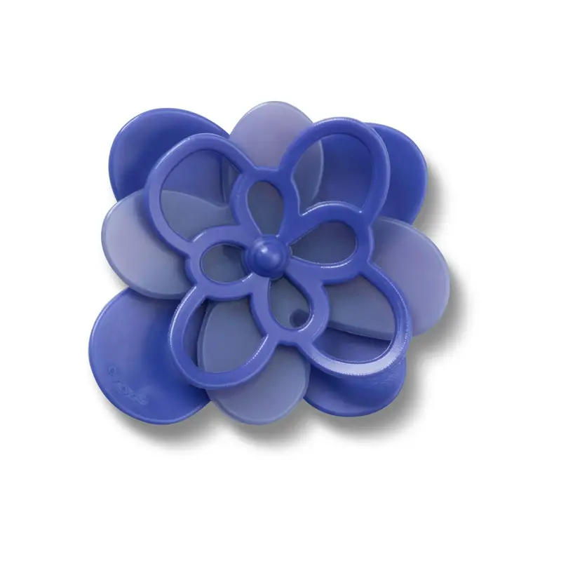 Blooming dark blue flower