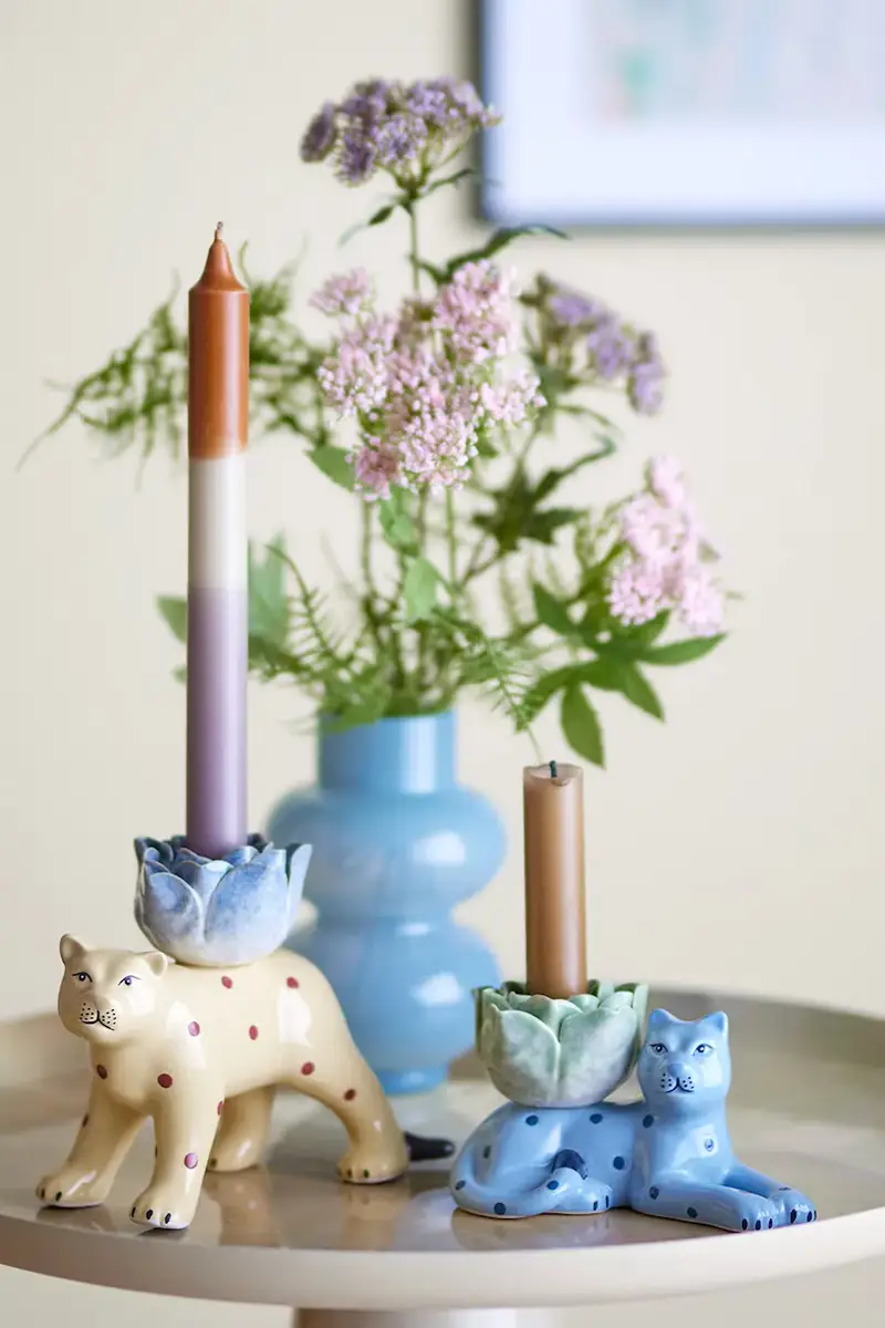 candeliere decorativo Rory 18 / 14 cm pacco da 2 Multicolore miniatura 3