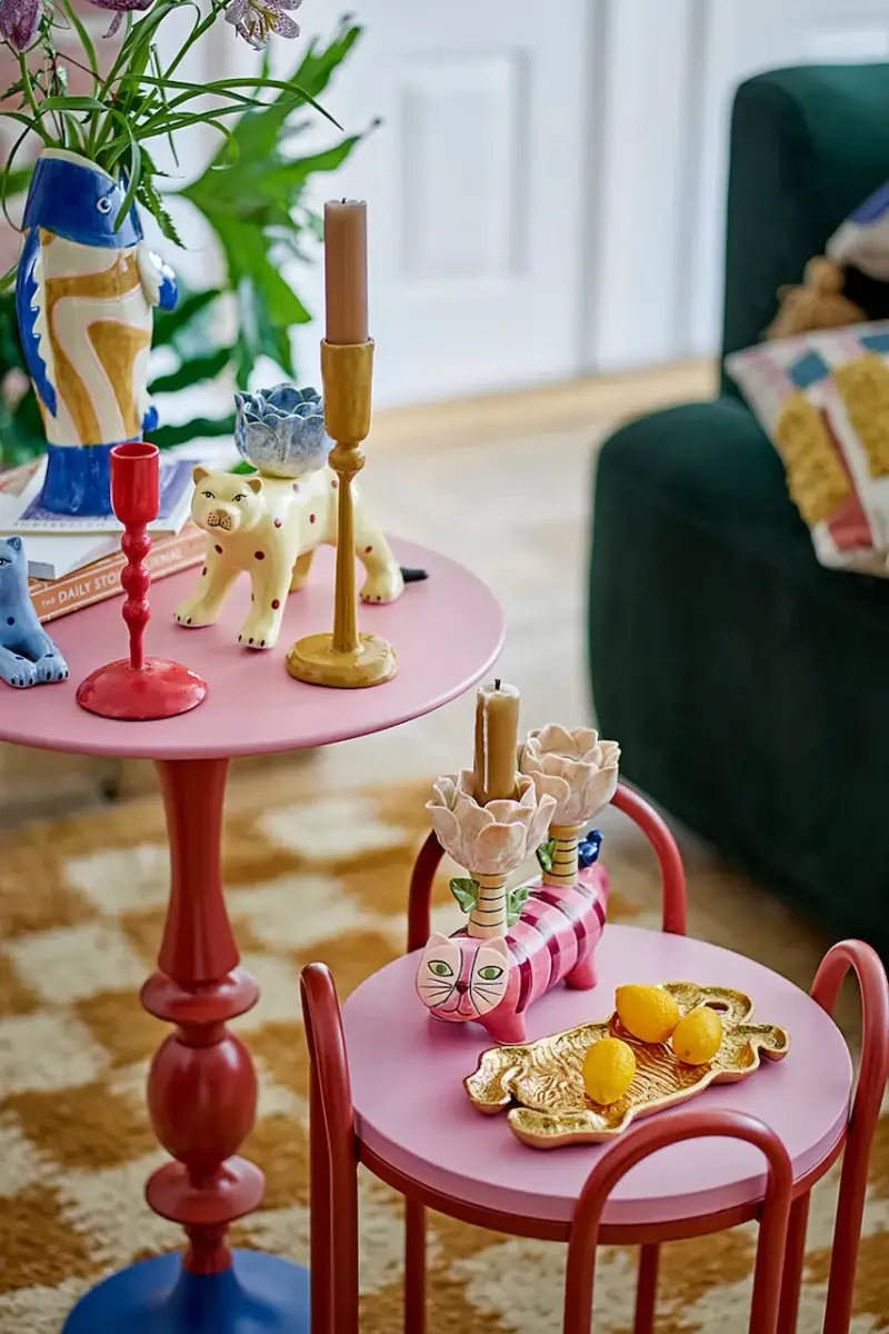 candeliere decorativo Rory 18 / 14 cm pacco da 2 Multicolore miniatura 4