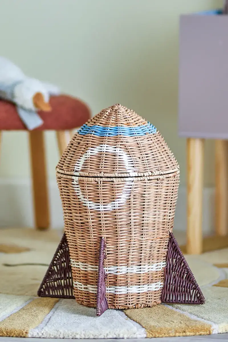 cestino portaoggetti Space 31 x 35 cm Multicolore miniatura 4