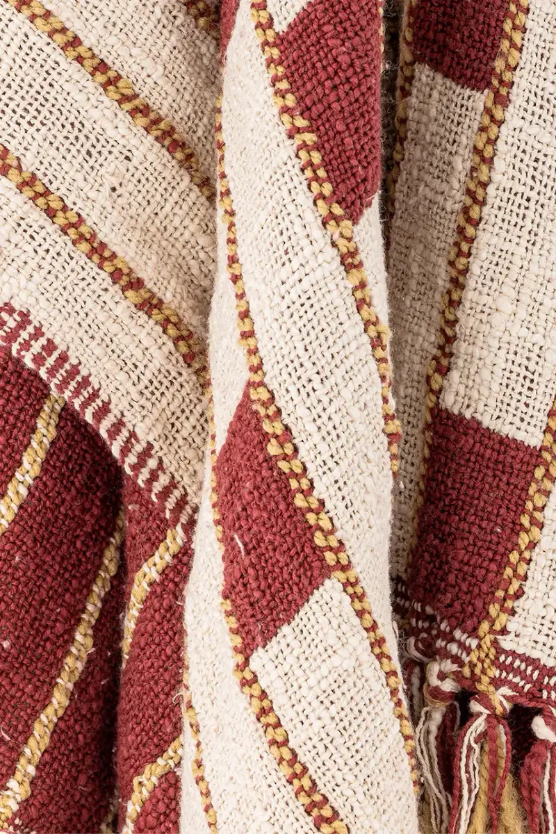 copriletto con cotone 160 x 130 cm Multicolore miniatura 3