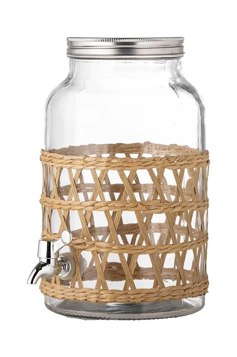 distributore d'acqua con copperchio e rubinetto Marrone