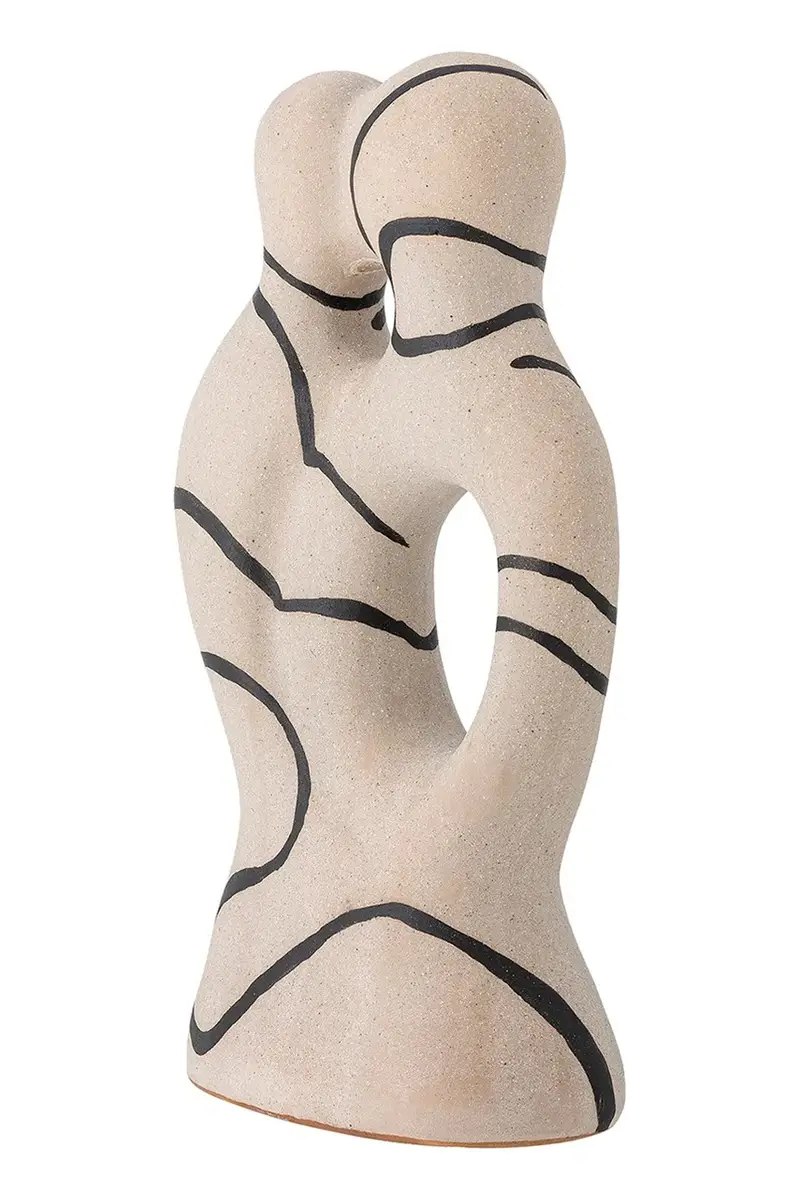 figurina decorativa Eugenie colore beige miniatura 2