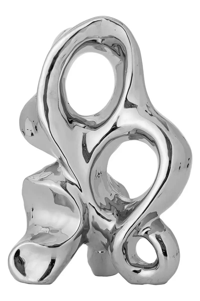 figurina decorativa Vinini 18 x 27 x 13 cm colore grigio