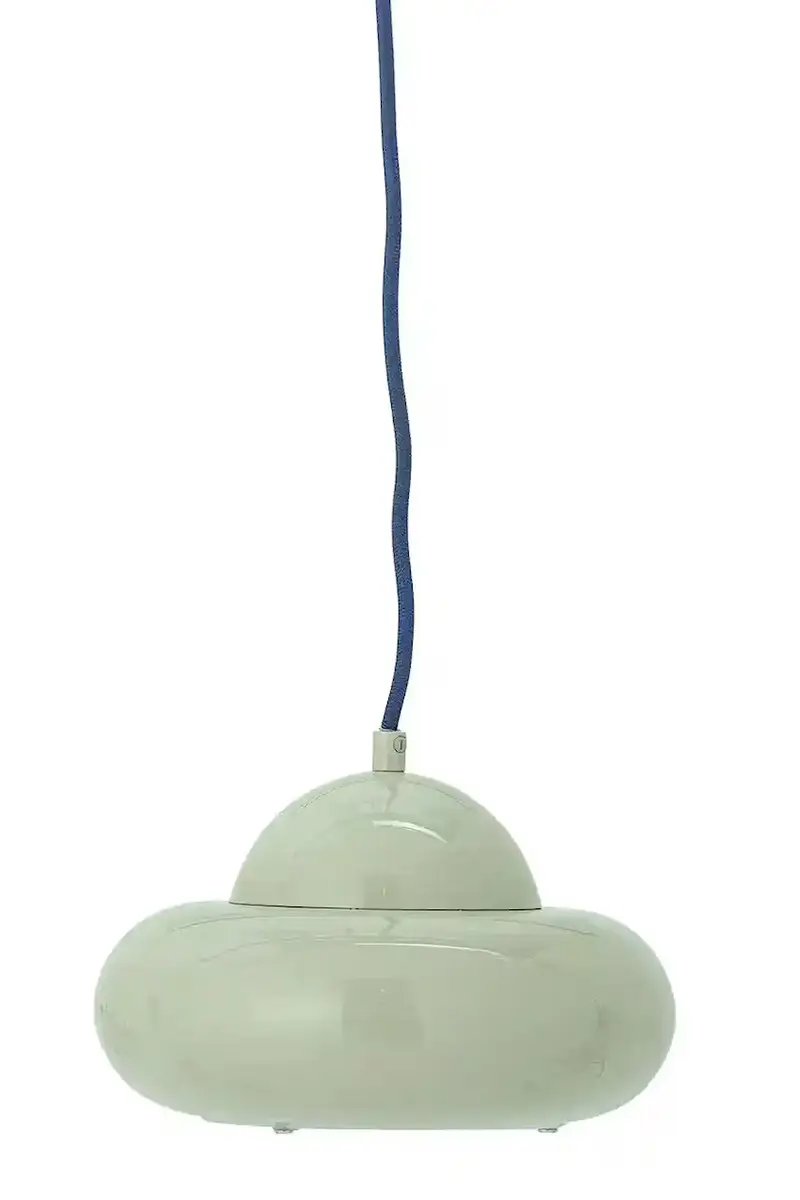lampada da sospensione Bubble 22 x 13 cm colore beige