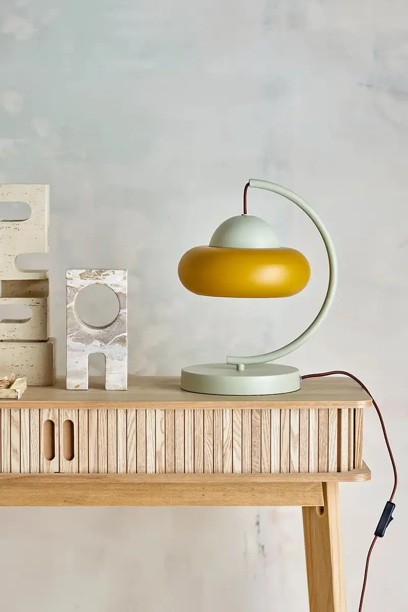 lampada da tavolo Bubble 27 x 34, 5 x 27 cm colore giallo miniatura 4