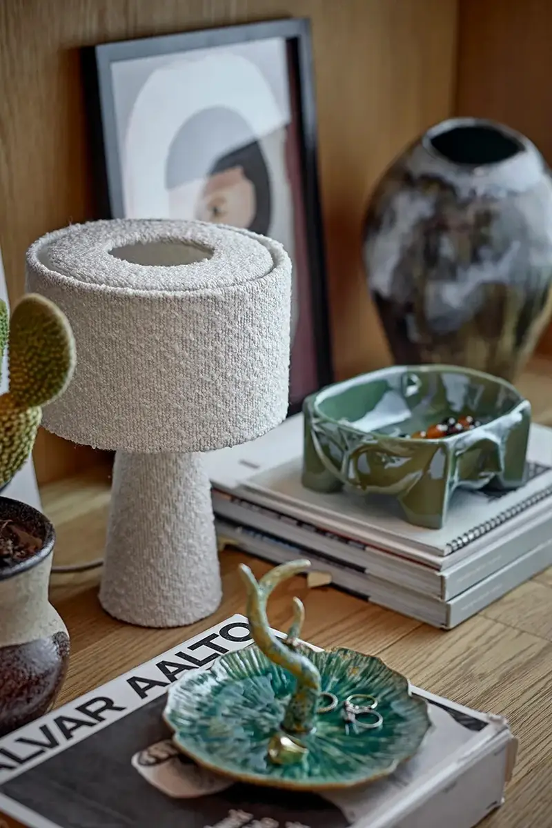 lampada da tavolo Emmie 20 x 30 cm colore beige miniatura 3