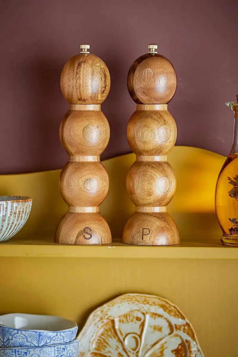 macinasale e macinapepe Clancy 7 x 23, 5 cm pacco da 2 colore marrone miniatura 2