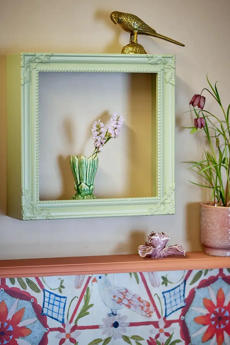 mensola Larna 35 x 35 x 12 cm colore verde miniatura 4