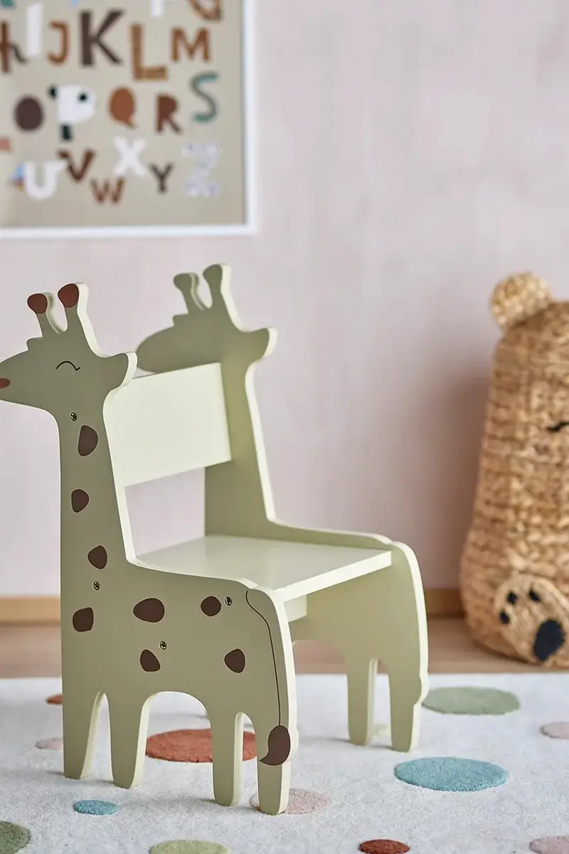 sedia per la camera dei bambini Ibber colore beige miniatura 4