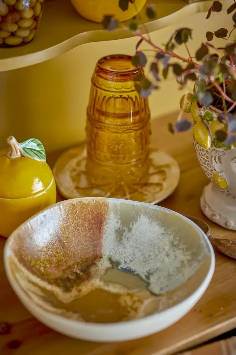 set ciotole Lacey 21 x 6 cm pacco da 4 colore giallo miniatura 3