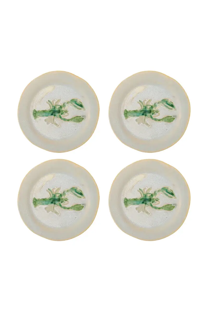 set di piatti da insalata Hadden 21 x 2 cm pacco da 4 Multicolore