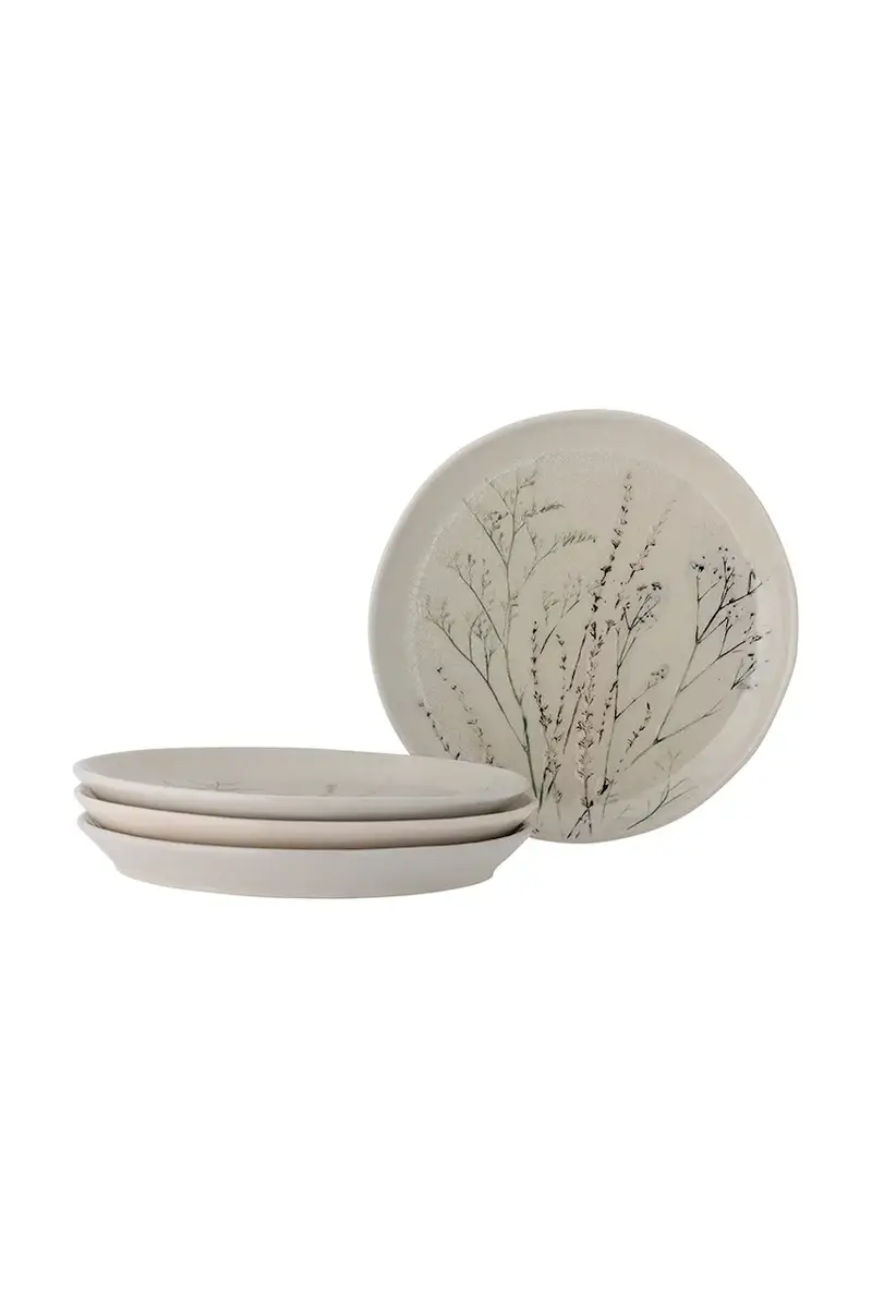 set piatti Bea 27,5 x 3 cm pacco da 4 colore beige