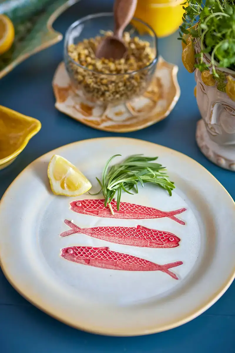 set piatti Hadden 27, 5 x 2 cm Multicolore miniatura 3