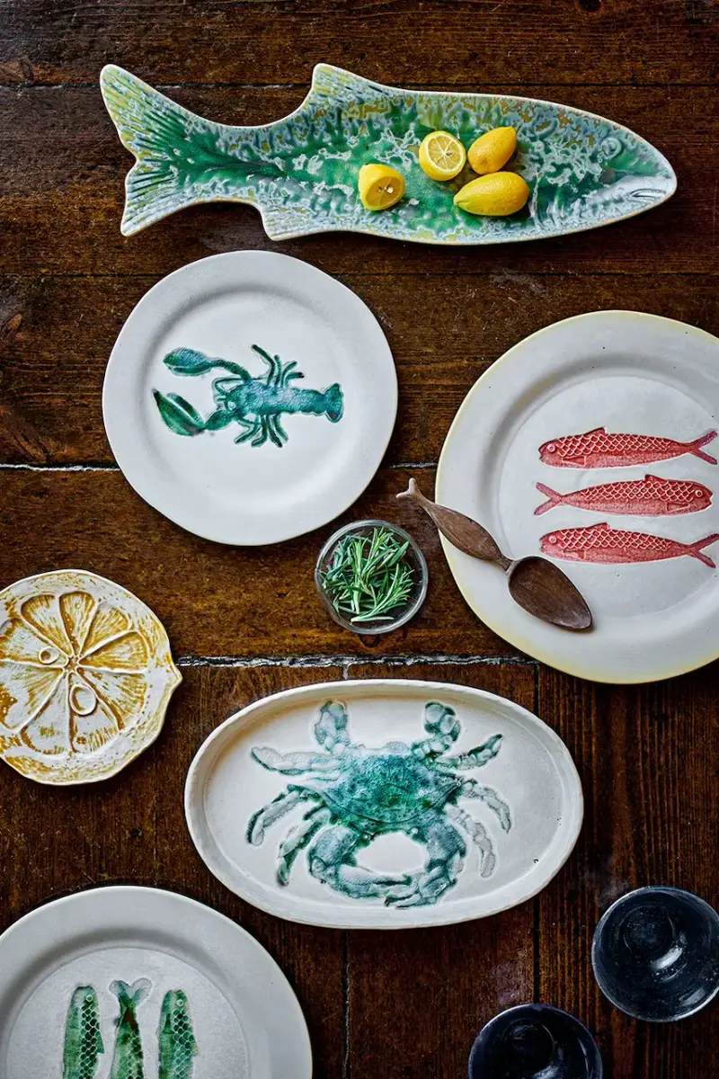 set piatti Hadden 27, 5 x 2 cm Multicolore miniatura 4