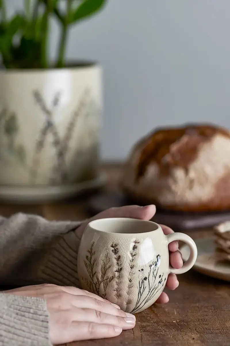 set tazze Bea 250 ml pacco da 4 colore beige miniatura 2