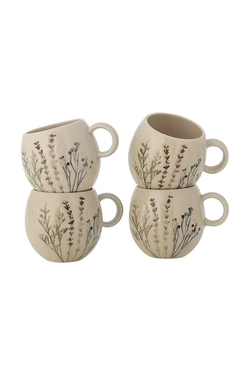 set tazze Bea 250 ml pacco da 4 colore beige