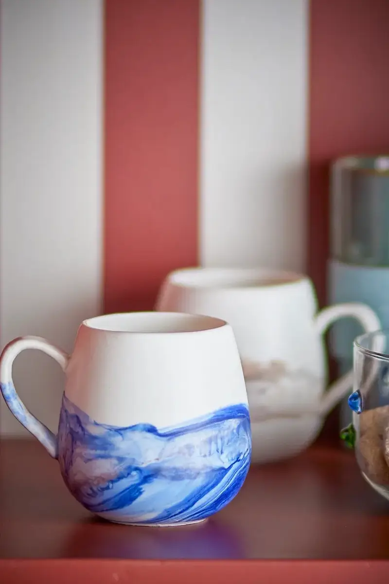 set tazze Lyre 8 x 8 cm pacco da 4 colore blu miniatura 4