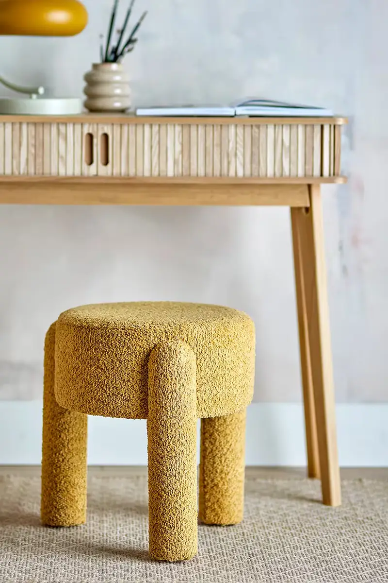 sgabello Bruno 42 x 43 cm colore giallo miniatura 3