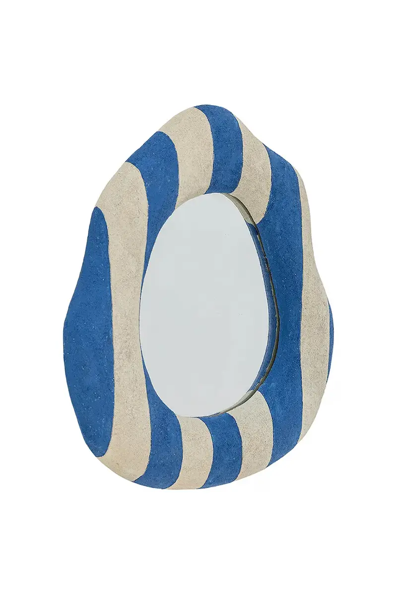 specchio da parete Travis 39, 5 x 38, 5 x 3, 5 cm colore blu miniatura 2