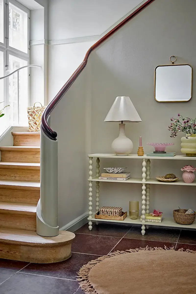 tappeto di lana Lenea 110 cm colore marrone miniatura 3