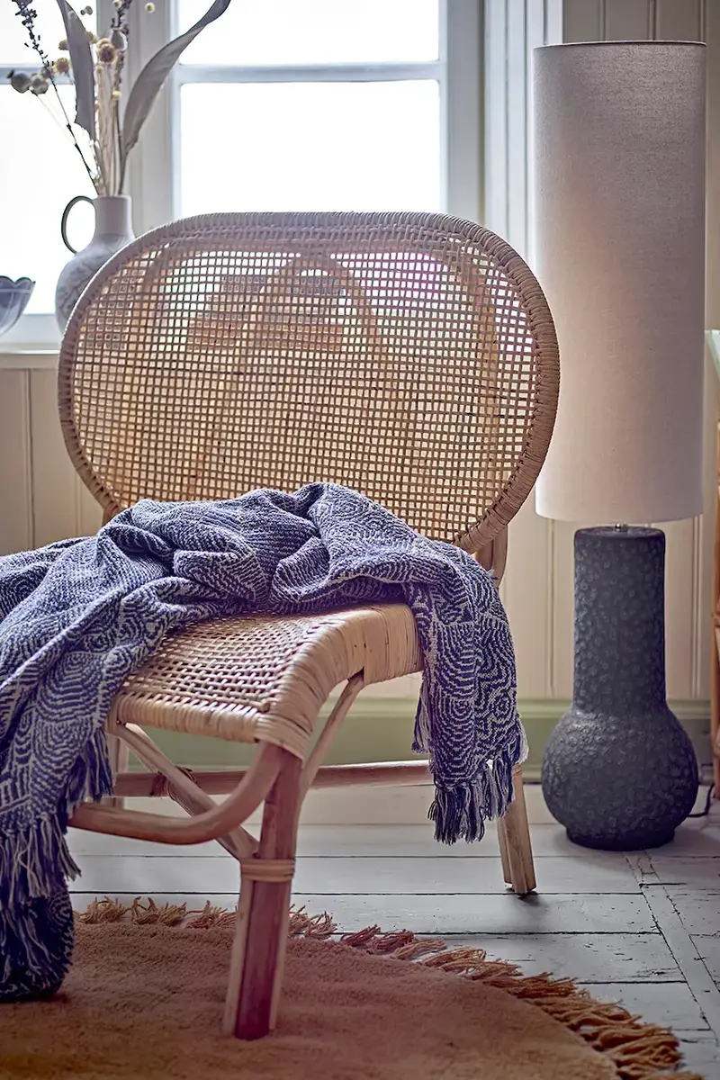 tappeto di lana Lenea 110 cm colore marrone miniatura 4