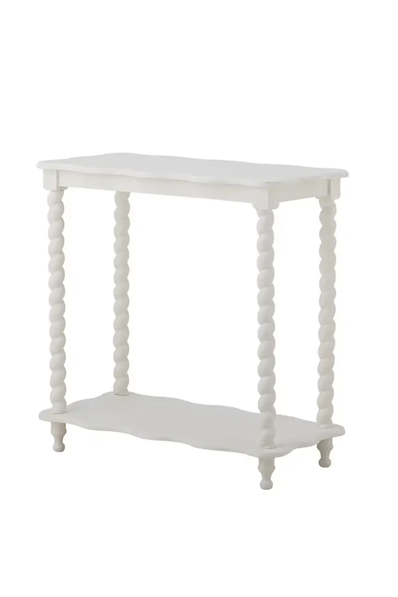 tavolino Bia 60 x 60 x 30 cm colore bianco miniatura 2