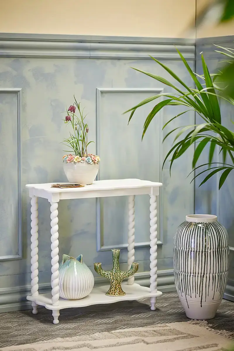 tavolino Bia 60 x 60 x 30 cm colore bianco miniatura 4