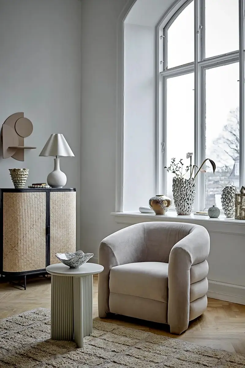 tavolino Edith 40 x 50 cm colore bianco miniatura 5