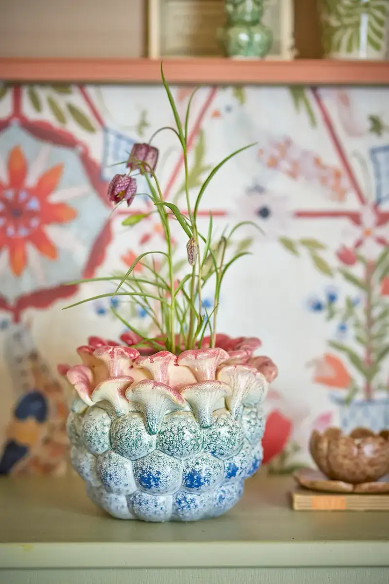 vaso da fiori Maidan 20, 5 x 18 cm colore rosa miniatura 2